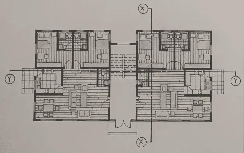 2-Bedroom Apartment (Presentation Drawing)