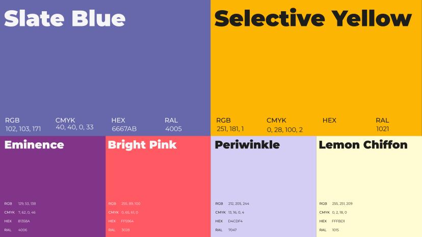 Website Colours